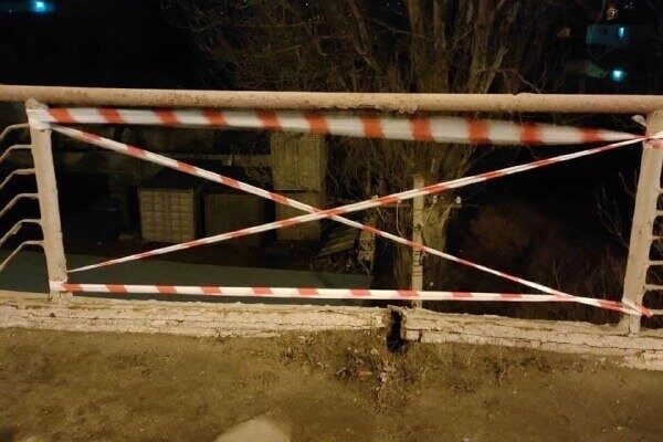 В Одессе украли секции Ивановского моста