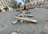 Многострадальные качели на Греческой продолжают разрушаться