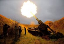 Карта боевых действий в Украине 6 января