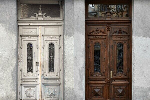 Одесситы сами восстановили старинную дверь в доме Фельдмана Одесситы сами восстановили старинную дверь в доме Фельдмана