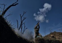 Карта боевых действий в Украине 15 апреля