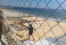 На 12-й станции Фонтана весь пляж накрыли настилом