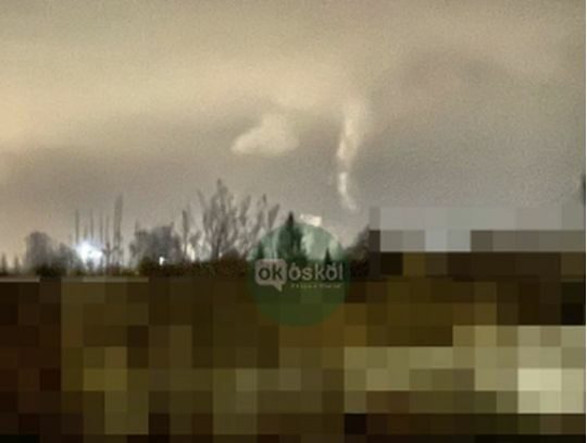 У Бєлгородській області дрони атакували нафтобазу: горів резервуар