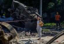 Киев под ударами беспилотников после отказа Путина от перемирия