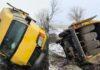 В Одесской области автобус упал в кювет: пострадали пассажиры